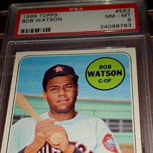 1969 Topps Bob Watson #562 Professionally Graded(PSA)NM-MINT of 8 Houston Astros